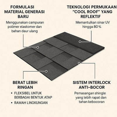 3 Inovasi Teknologi Atap Bitumen Aspal Terbaru yang Tersembunyi - Atap Omah